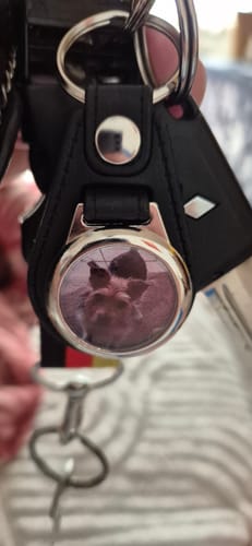 Customer photo review of Schlüsselanhänger mit Hundefoto