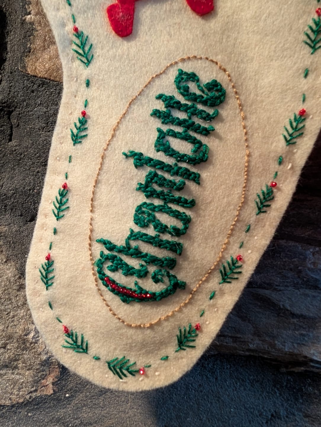 Customer photo review of 100% Wool Craft Felt - 1/2 Yard Pre-Cuts