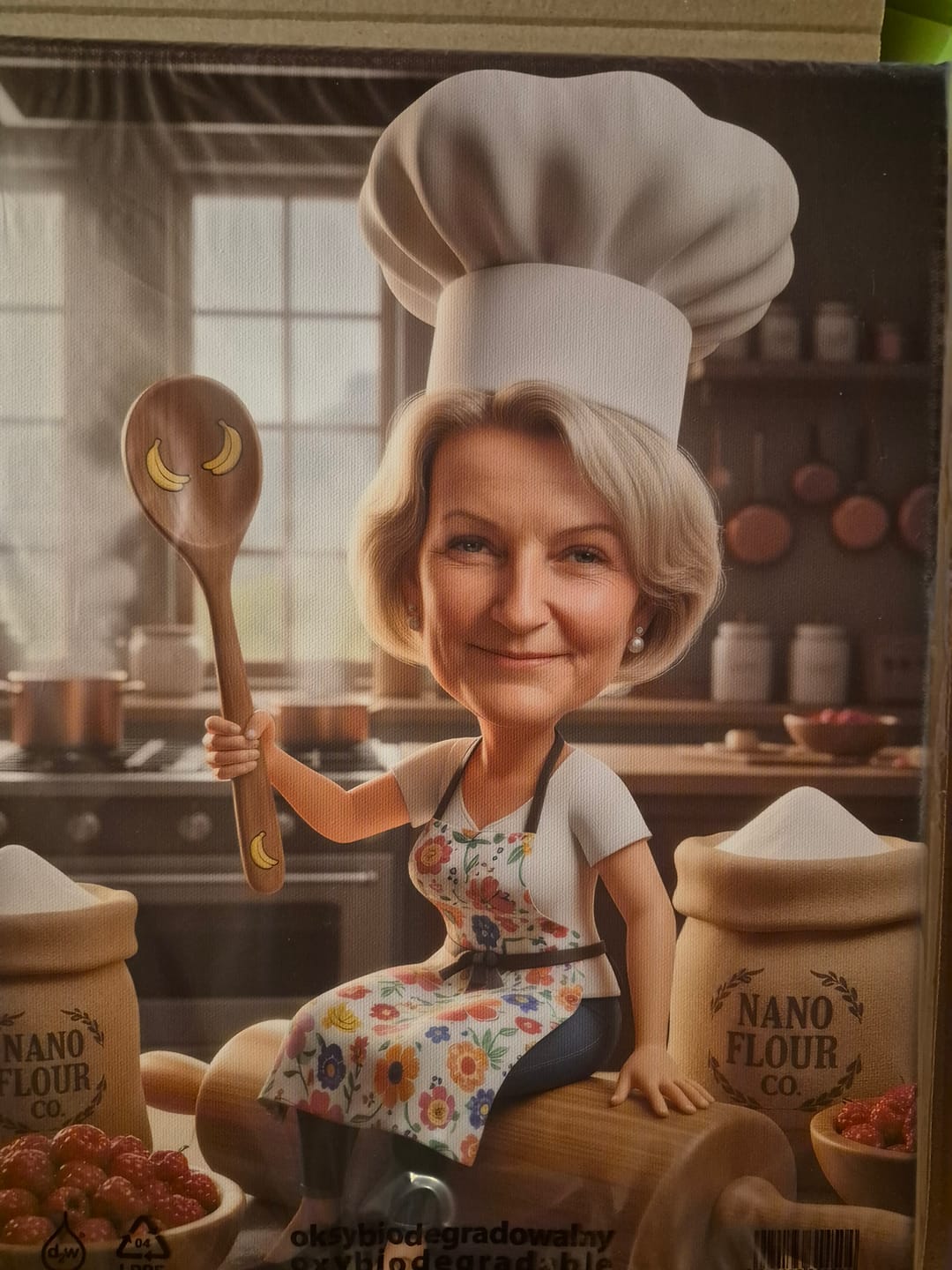 Customer photo review of Babcia Mistrzyni Kuchni  - Karykatura ze zdjęcia