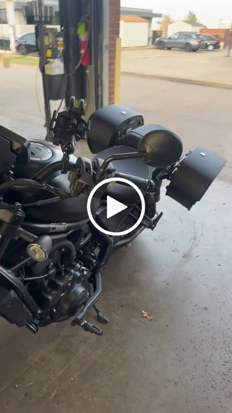 Customer video review of 28L - Baelor Medium Quick Mount Honda Rebel 1100 Motorcycle Saddlebags