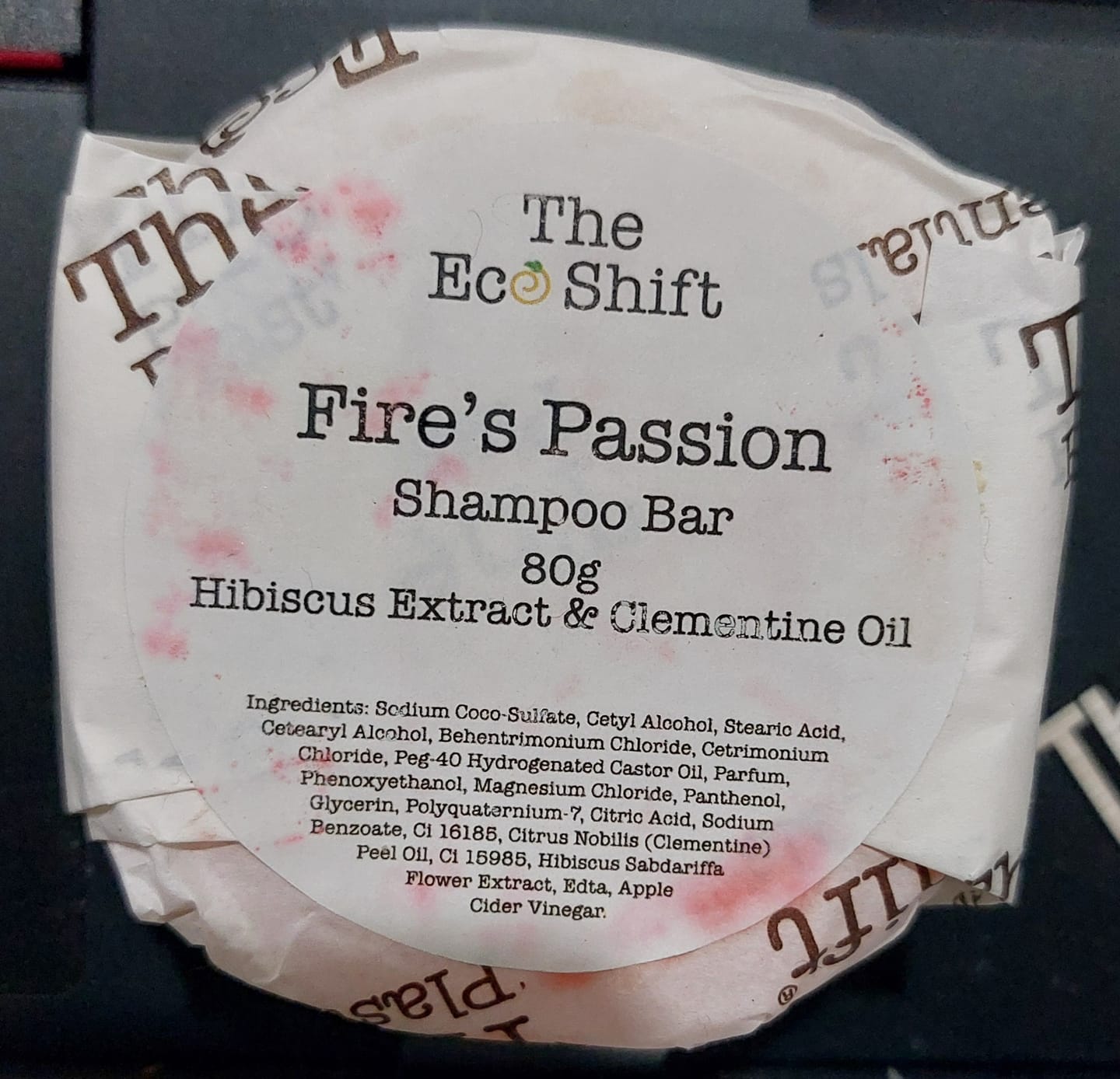 Customer photo review of Color Protect and Color Toning - Fire's Passion Shampoo Bar