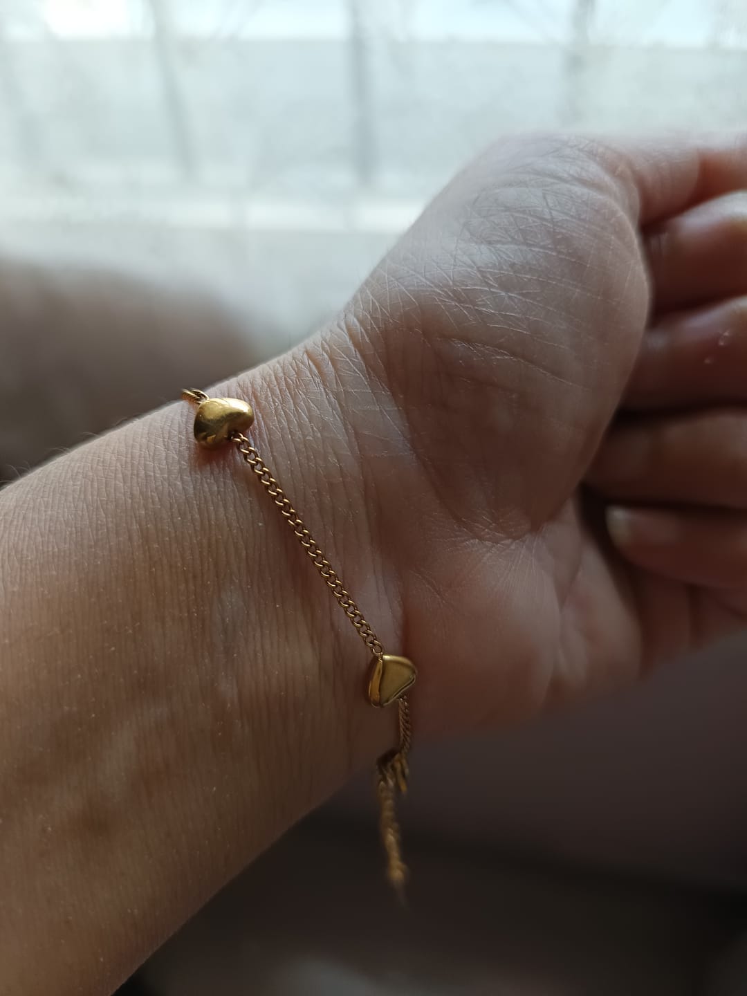 Customer photo review of Lunar Heart Bracelet