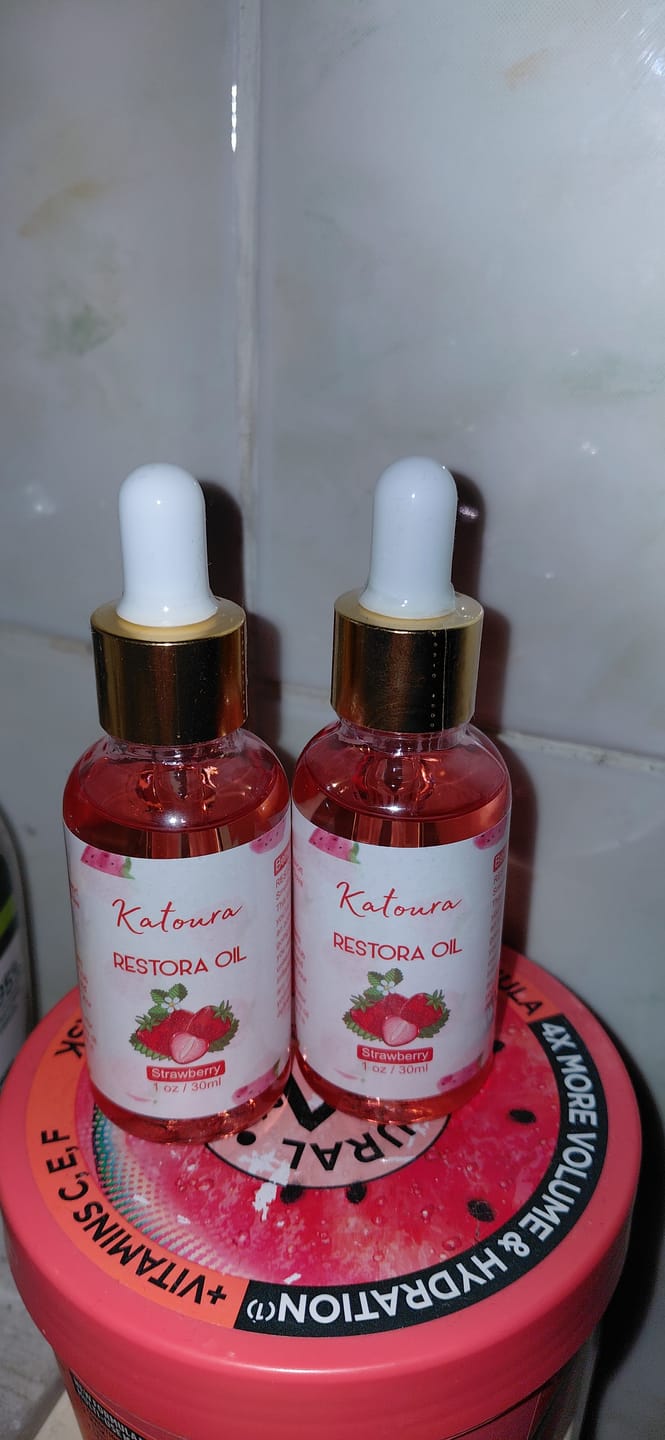 Customer photo review of Restora Oil  Strawberry