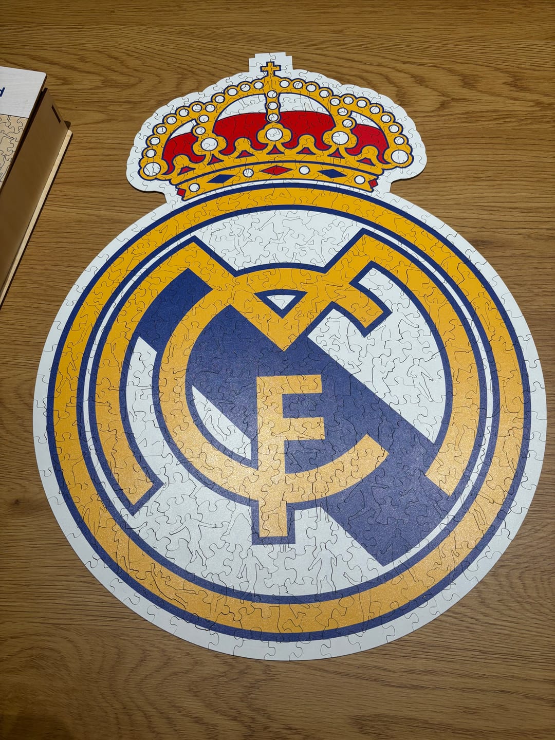 Customer photo review of Real Madrid CF® Logo - Wooden Puzzle