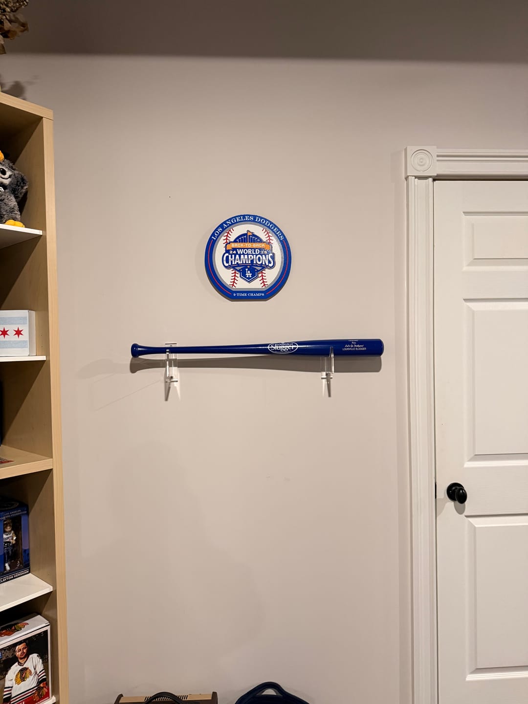 Customer photo review of VARSITY Collection- SINGLE Layer Los Angeles Dodgers 2025 World Series Wall Art
