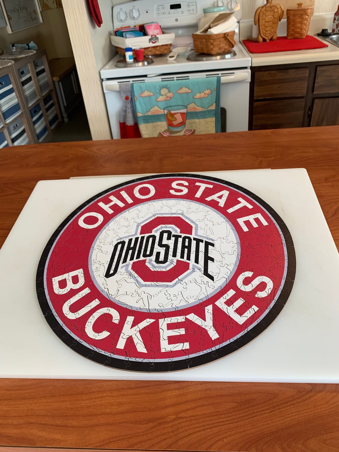 Customer photo review of Ohio State University - Wooden Puzzle