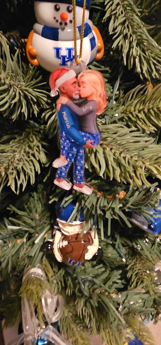 Customer photo review of Christmas Gifts For Husband And Wife - Personalized Acrylic Ornament