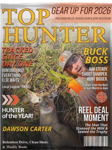 Customer photo review of Personalized Hunting Magazine Cover Blanket Gifts for Men, Deer Hunting, Hunting Dad Gift