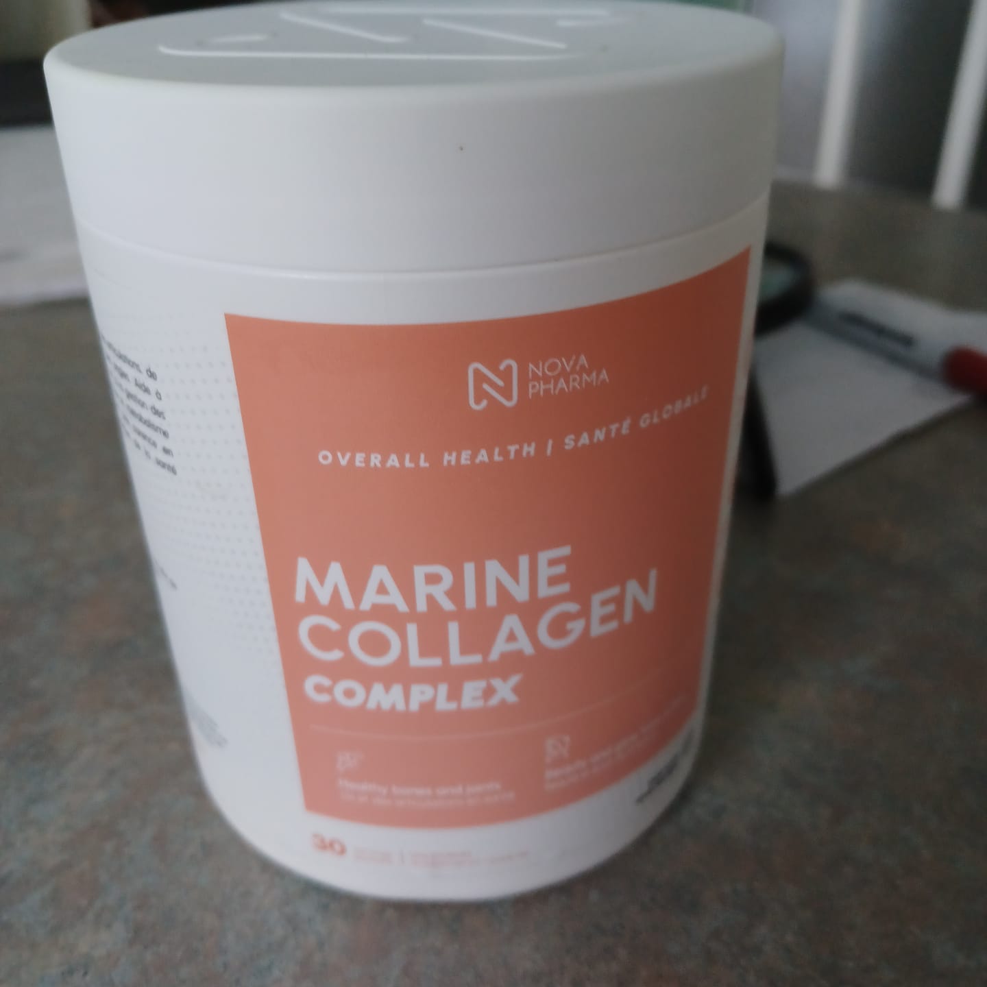 Customer photo review of Nova Pharma - Collagène Marin - 375g