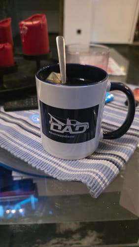 Customer photo review of TassenExpress - Becher Keramik Tasse mit Logo bedruckt 325ml Firmenlogo
