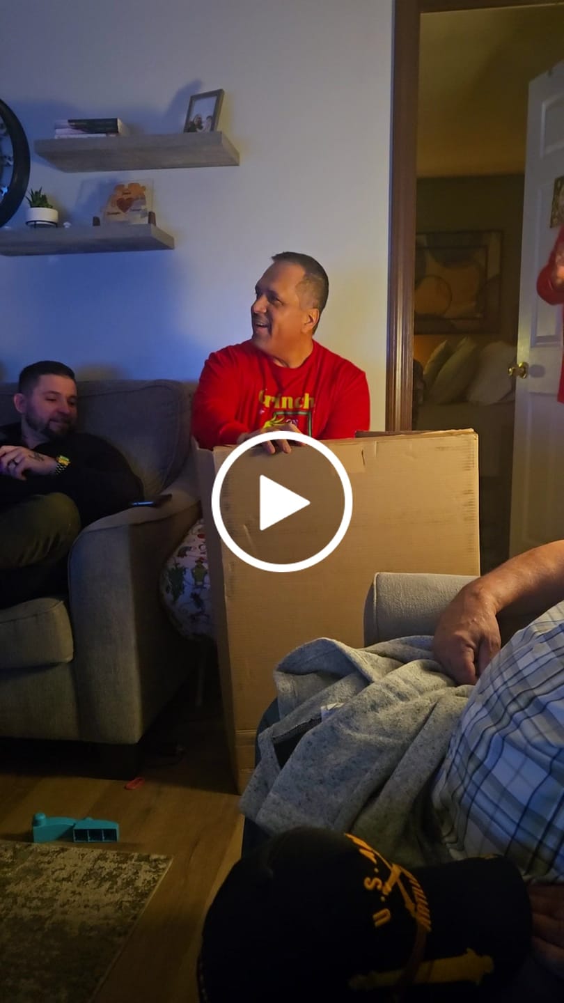 Customer video review of Watercolor Memorial Portrait