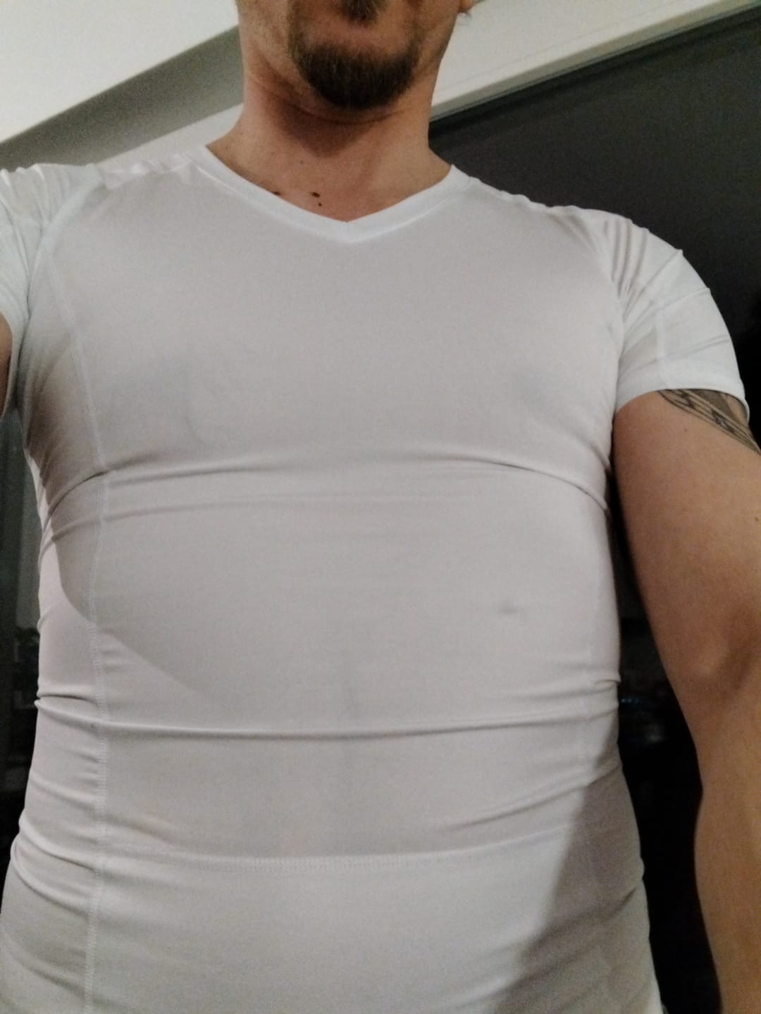 Customer photo review of Men's Posture Shirt™ - Weiß
