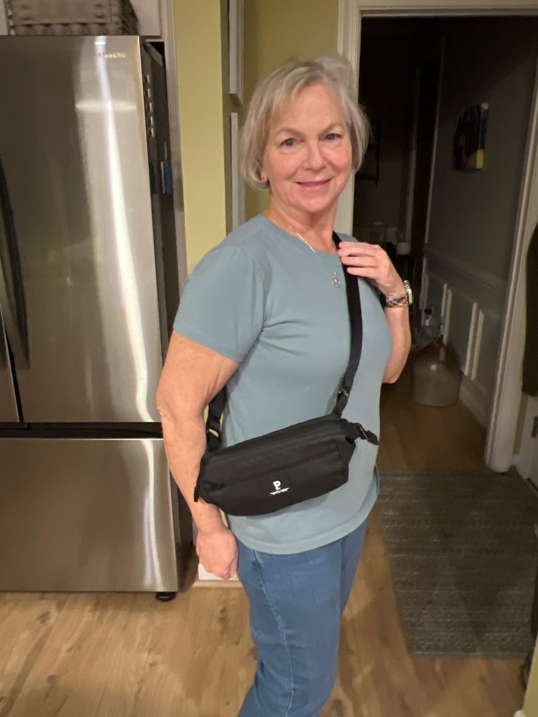 Customer photo review of Cascade Crossbody Bag