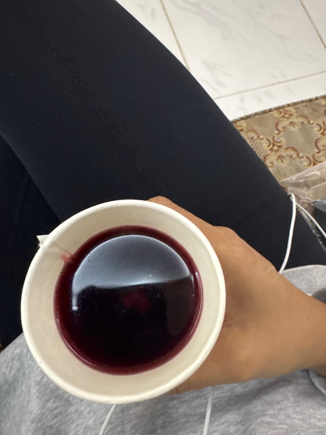 Customer photo review of Natural Feminine Tea - Cranberry Extract & Internal Care.