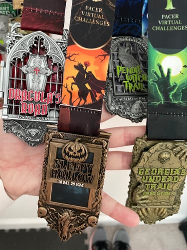 Customer photo review of Haunted Adventures Virtual Challenges