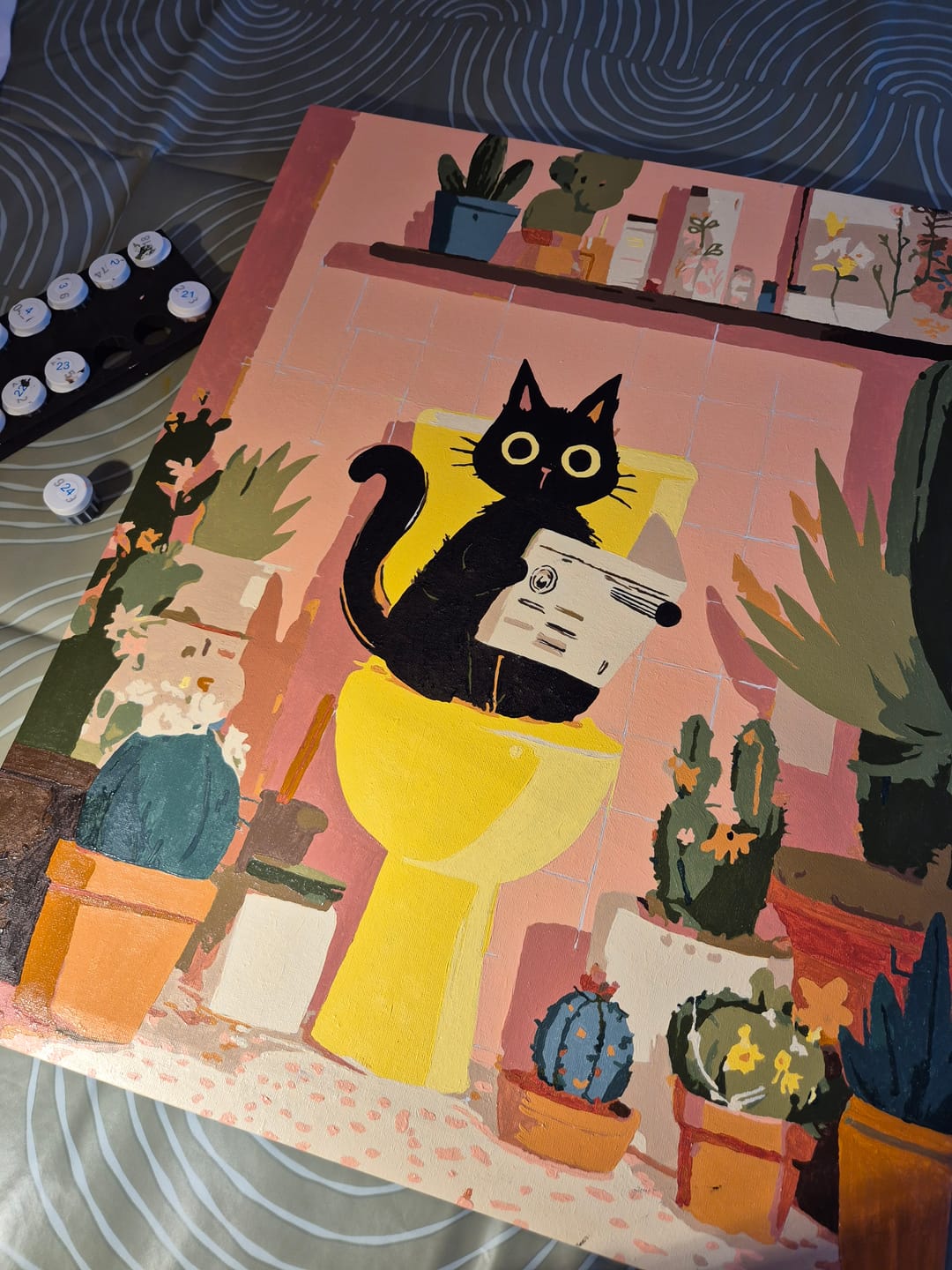 Customer photo review of De zwarte kat op het toilet