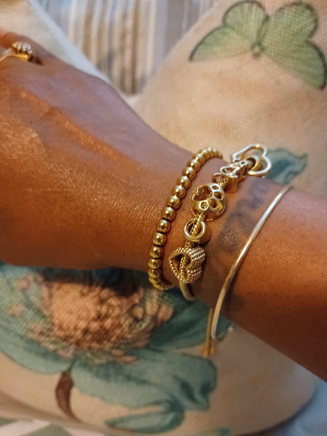 Customer photo review of Caicos Beaded Bracelet