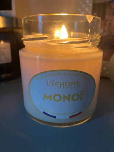 Customer photo review of Bougie parfumée - Cire 100% végétale