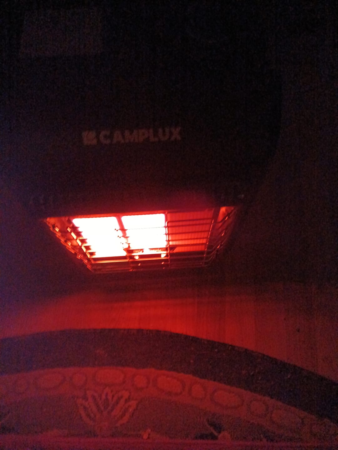 Customer photo review of Camplux Portable Propane Heater 6000 to 18000 BTU