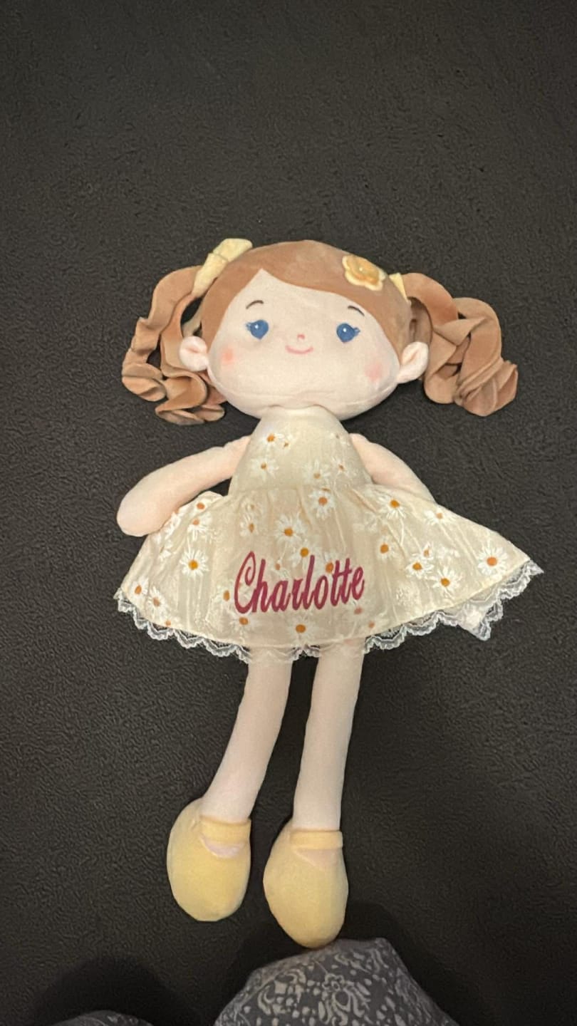 Customer photo review of Personalized Daisy Girl - Yellow