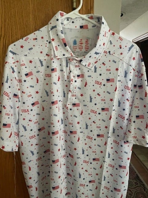 Customer photo review of Liberty Luau Everyday Polo