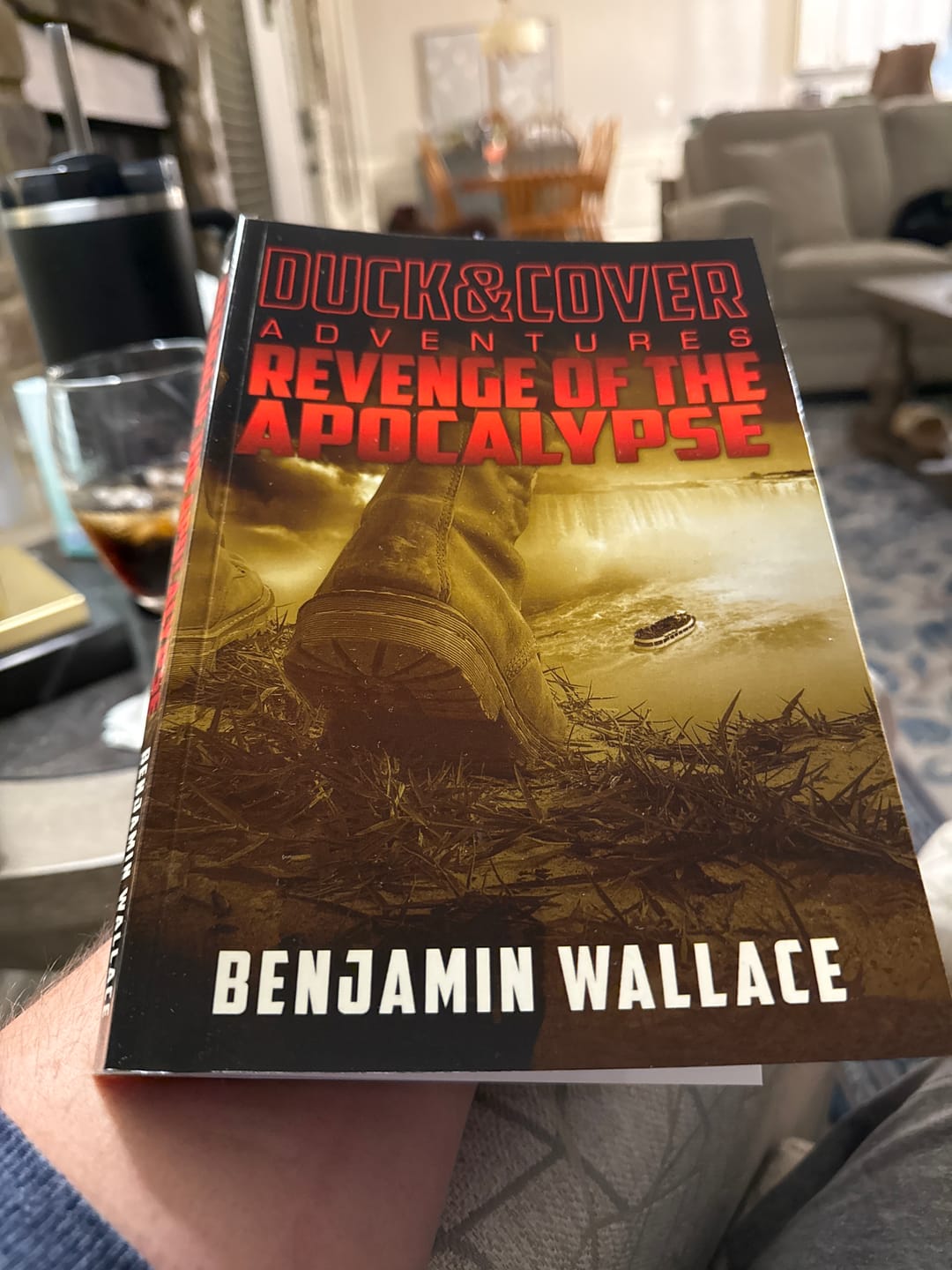 Customer photo review of The Complete Duck & Cover Adventures Series (Signed Paperbacks)