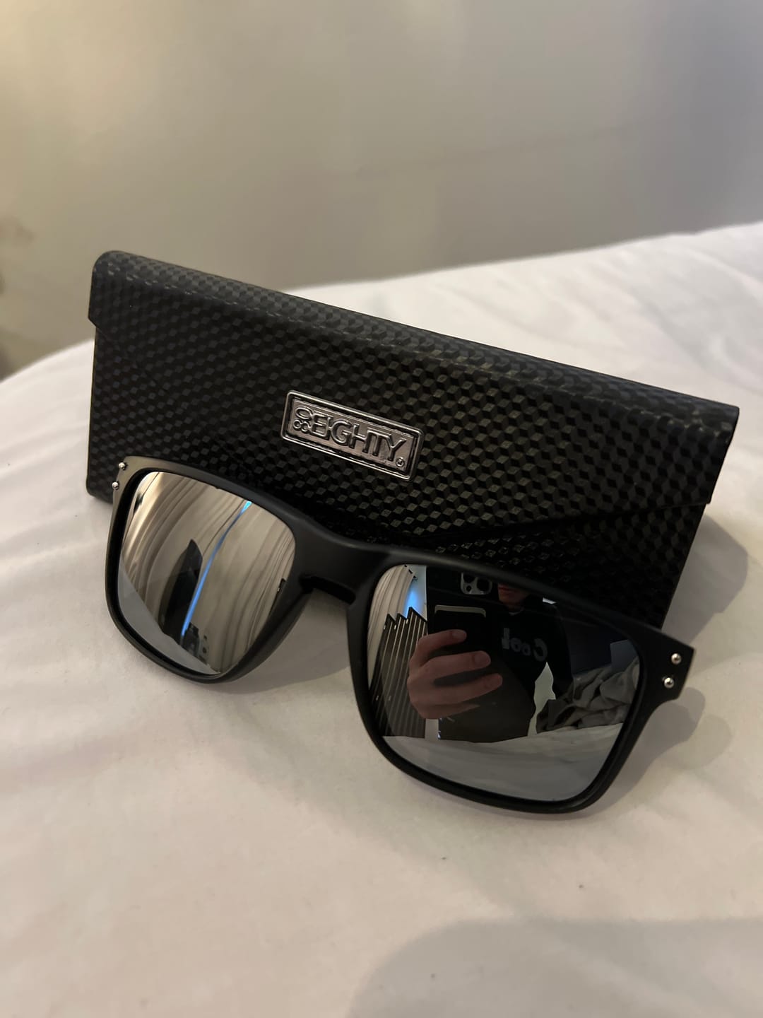 Customer photo review of 80Eighty® Polarized Sunglasses - Black Chrome
