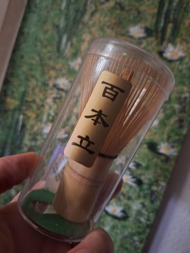 Customer photo review of Matcha Bamboo Whisk