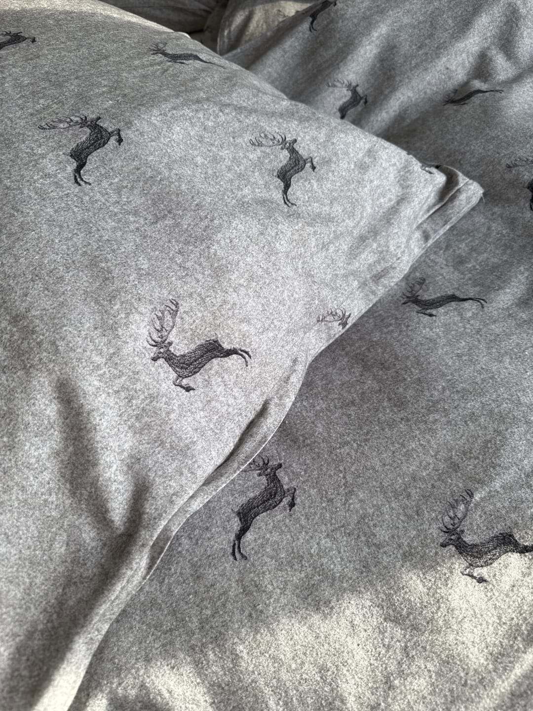 Customer photo review of Winterbettwäsche "Hirsch" Flanell