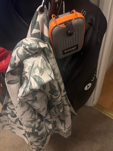 Customer photo review of HIBISCUS - Large Golf Towel