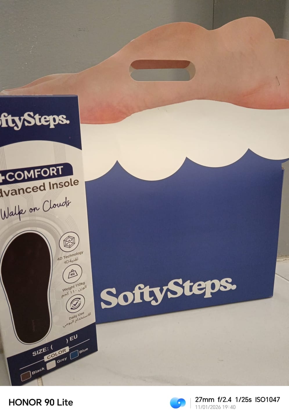Customer photo review of ✚Comfort 4D Insole