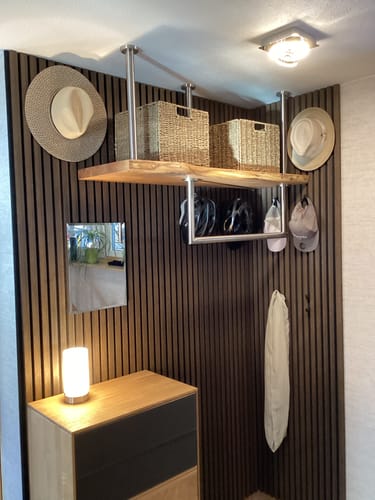 Customer photo review of Akustikpaneele Eiche Geräuchert | 240 cm x 60 cm | Dreiseitig Echtholzfurnier