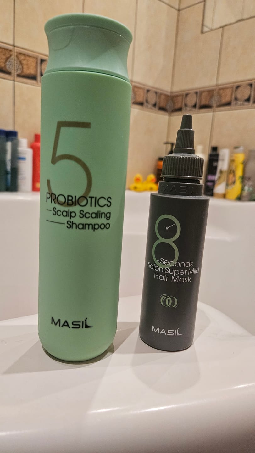 Customer photo review of Atjaunojoša maska novājinātiem matiem Masil 8 Seconds Salon Super Mild Hair Mask