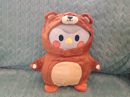 Customer photo review of Gray Mini Plushie: Small but Mighty in Care