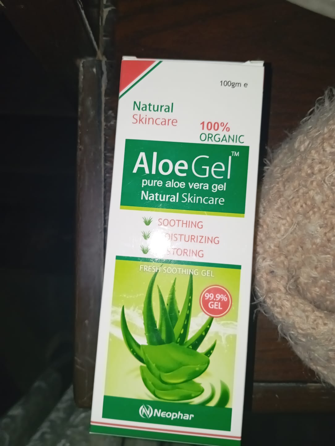 Customer photo review of Aloegel Pure Aloe Vera Gel