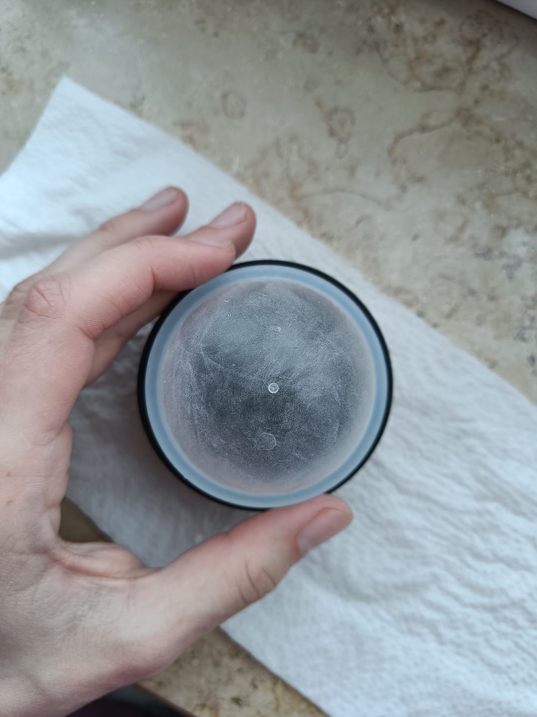 Customer photo review of femdisc Menstruationsscheibe mit Lasche