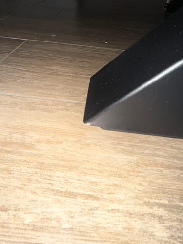 Customer photo review of Doppelkreuz X-Tischgestell 100x100mm - Industrial Design | Maximale Stabilität