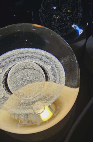 Customer photo review of Orb of Wonders - Crystal Lamp