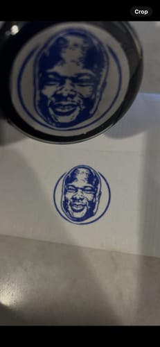 Customer photo review of Face Stamp﹘No Text - Self-Inking Stamp (min. 0.7")﹘US