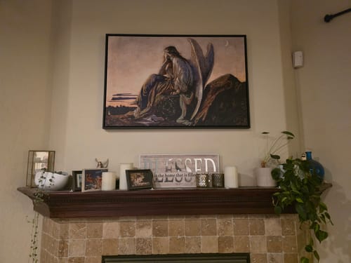 Customer photo review of The Evening Angel | Alexandre Cabanel | 1847