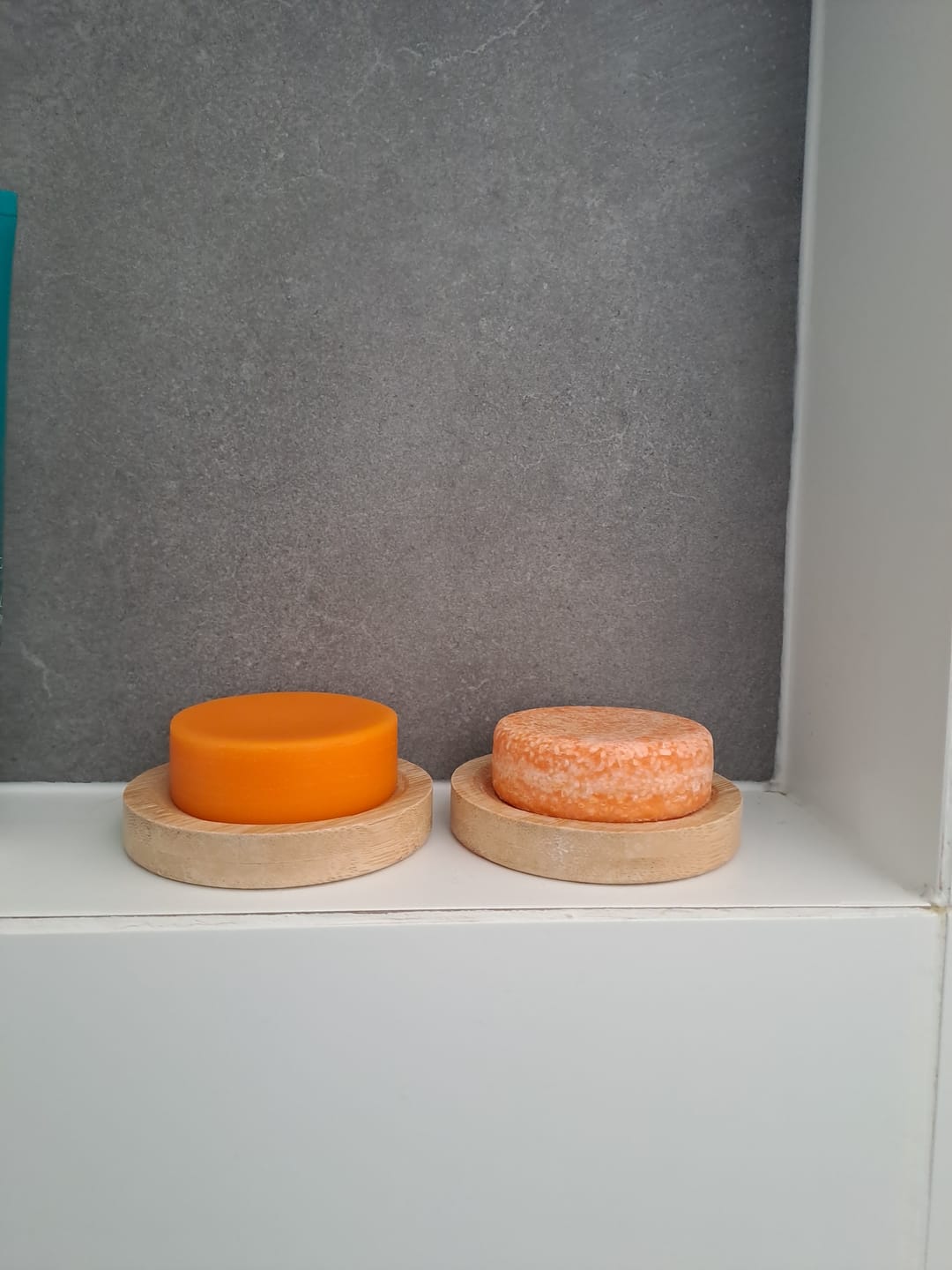 Customer photo review of Jasmine Shine & Volume Shampoo Bar