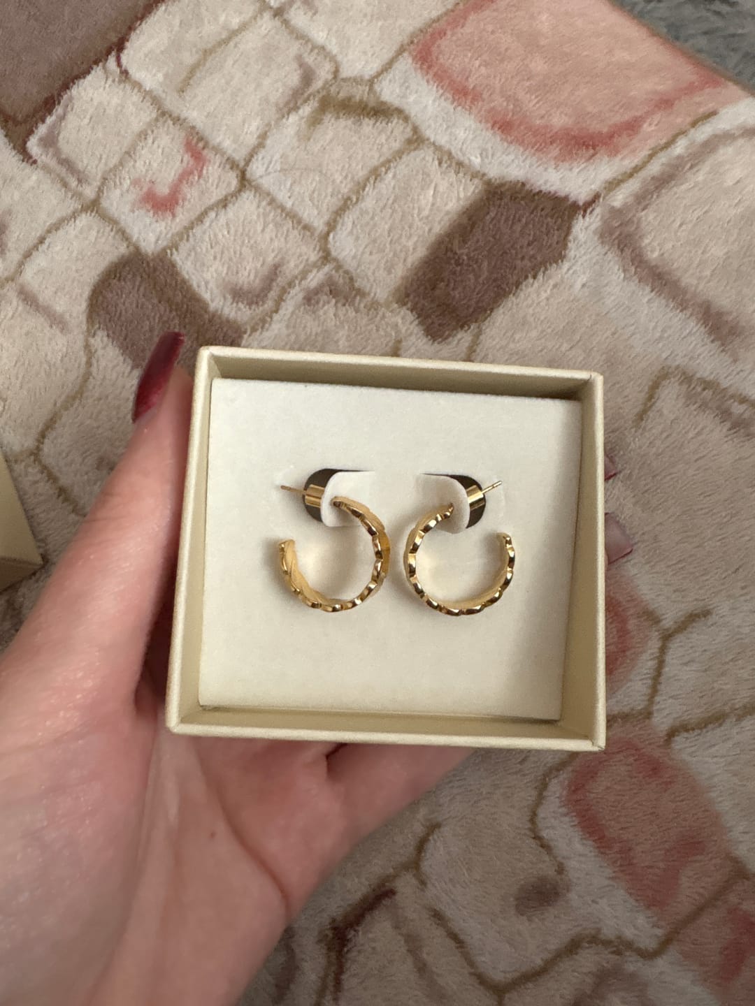 Customer photo review of Hillary Earrings