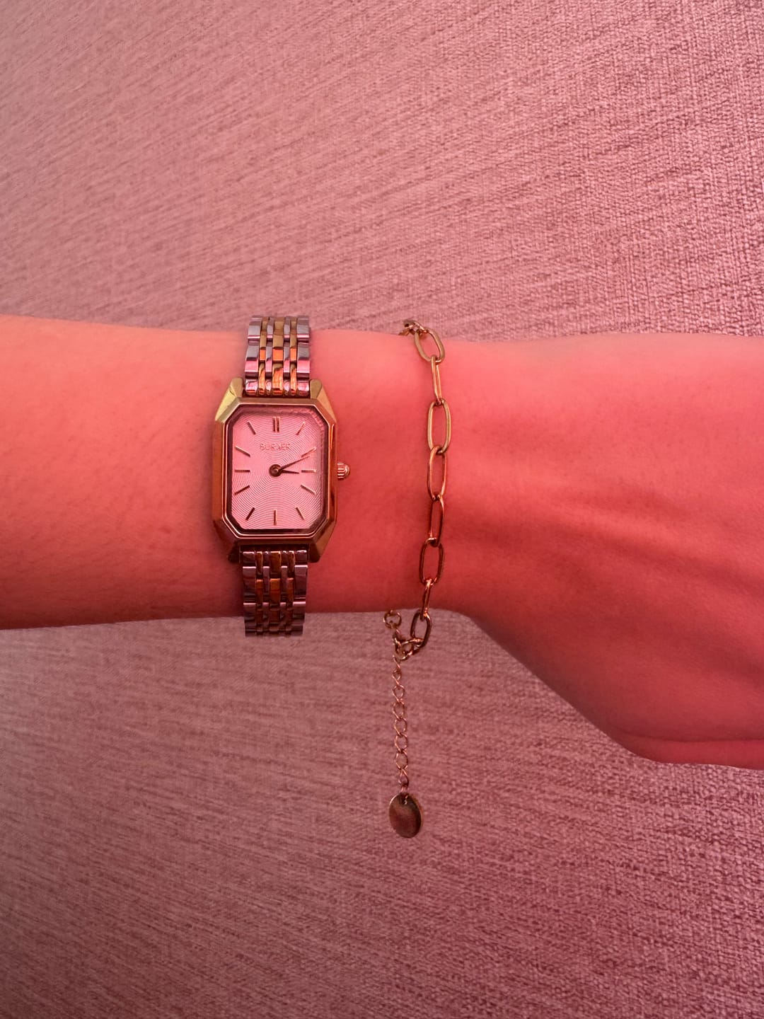 Customer photo review of Isabell Petite Gold Silver