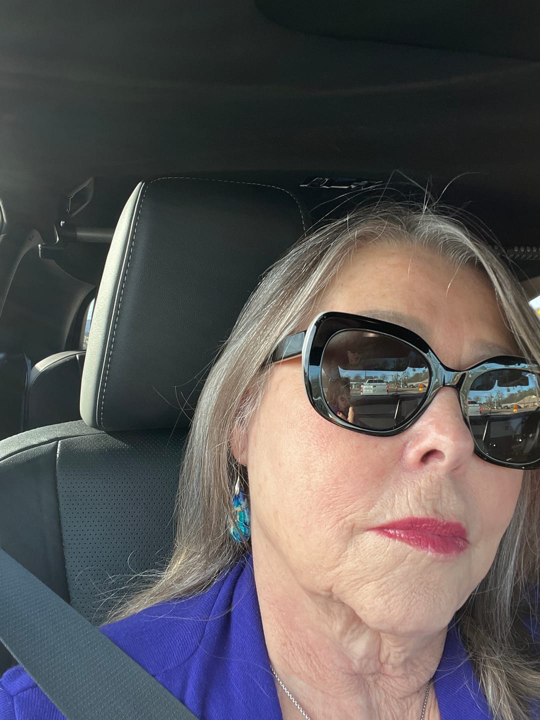 Customer photo review of Intense Ocean Energy Earrings