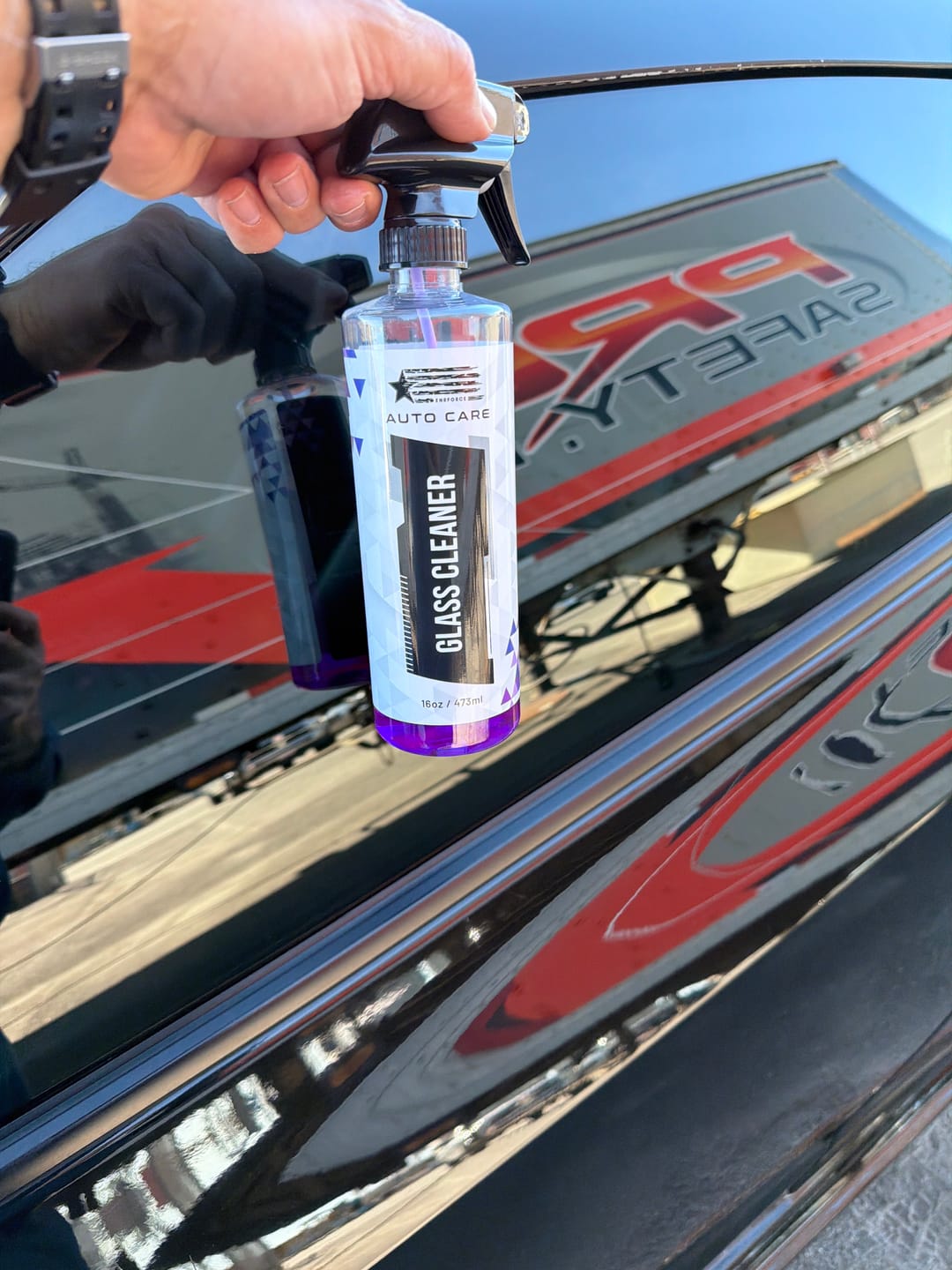 Customer photo review of Glass Cleaner - Auto