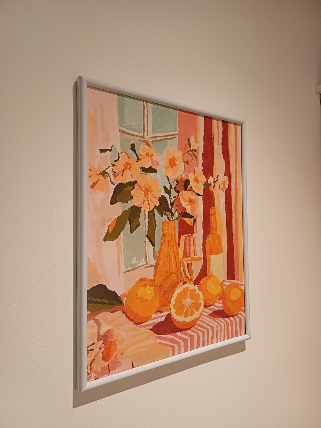 Customer photo review of Malen nach Zahlen - Oranges wine and flowers