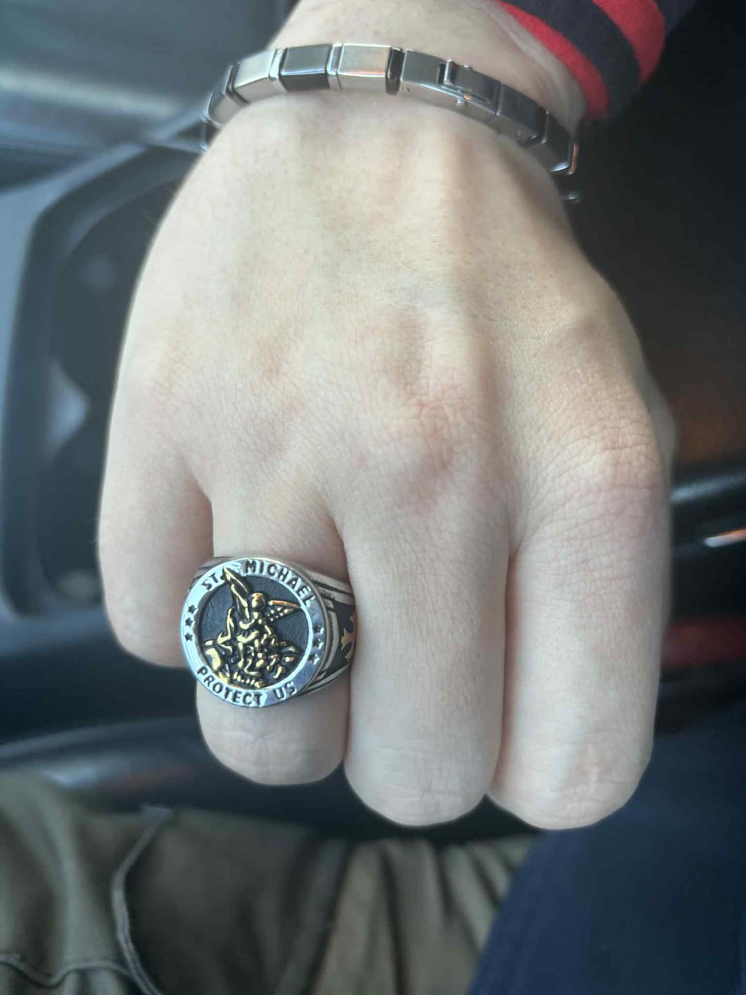 Customer photo review of ST. MICHAELS. - GOLD