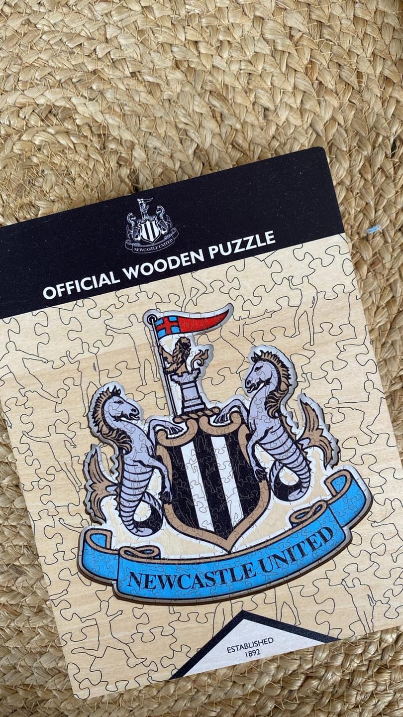 Customer photo review of Newcastle United FC® Logo - Wooden Puzzle