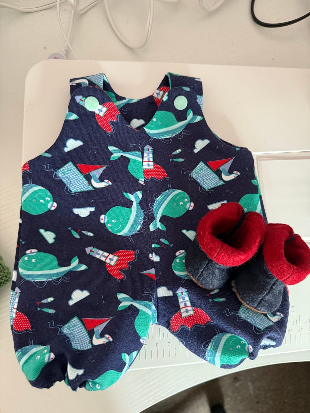 Customer photo review of Printed Cotton Jersey Remnants