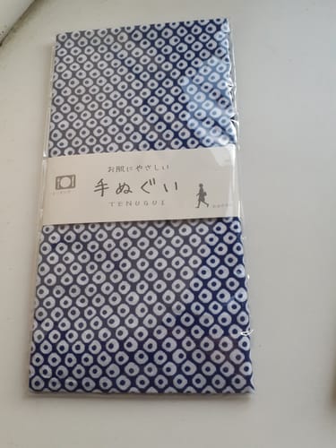 Customer photo review of Serviette Tenugui Motif Kanoko